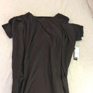 Women's Short Sleeve Black Dress